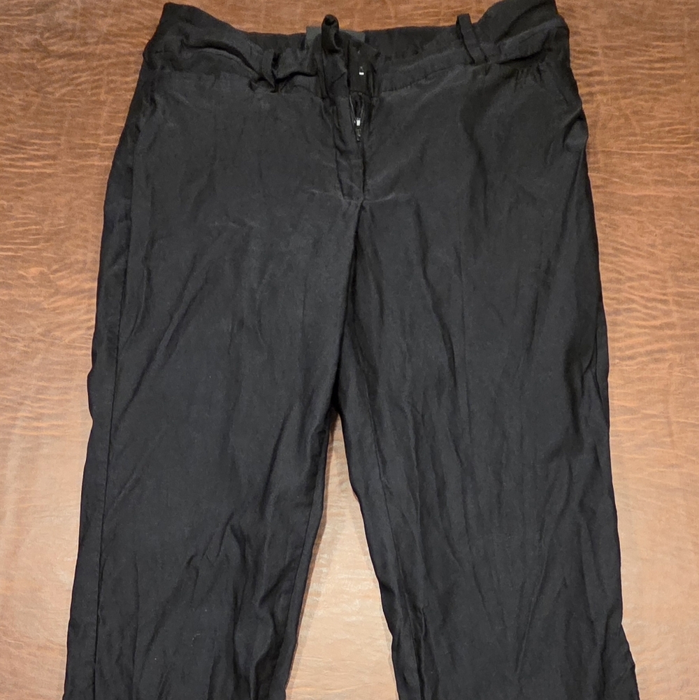 Lane Bryant Black Capris